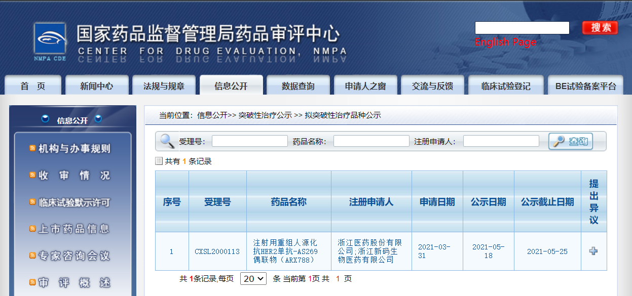 奥来恩医药-CDE官网