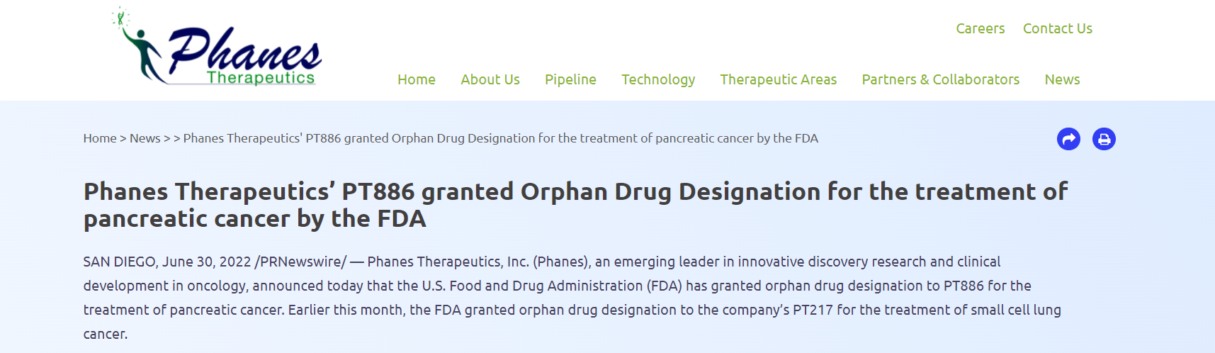 Phanes Therapeutics官网,奥来恩医药 Phanes Therapeutics官网,奥来恩医药